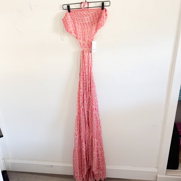 NWT Misa Los Angeles Dalia Cutout Halter Maxi Dress - Picture 2 of 8